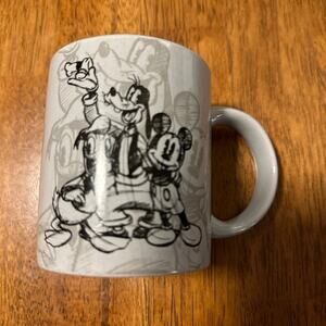 Disney Jerry Leigh Sketch Mickey Mouse Mug Cup